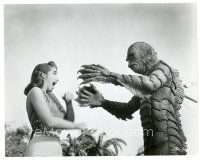 7s224 CREATURE FROM THE BLACK LAGOON 7.5x9.25 still R60s c/u of the monster attacking Julie Adams!