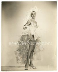 7s264 DOROTHY MALONE 7.25x9.25 still '55 full-length in wild sexy outfit from Artists & Models!