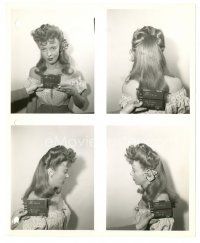 7s297 ESCAPE ME NEVER 8x10 key book still '48 great makeup & hairdress test shots of Ida Lupino!