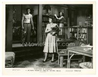 7s322 FROM HERE TO ETERNITY 8x10 still R58 shirtless bandaged Montgomery Clift with Donna Reed!