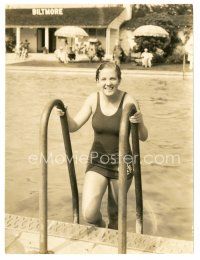 7s337 GEORGIA COLEMAN 7x9.5 still '30s the Olympic diving champion in MGM aquatic picture!