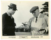 7s353 GOLDFINGER 8x10 still '64 Sean Connery as James Bond & Gert Froebe find switched golf ball!