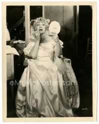 7s362 GREAT EXPECTATIONS candid 8x10 still '34 Florence Reed as Miss Havisham touches up her makeup