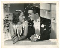 7s385 HIS BROTHER'S WIFE 8x10 still '36 romantic close up of Barbara Stanwyck & Robert Taylor!