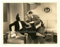 7s390 HIT PARADE 8x10 still '37 Edward Brophy makes Louise Henry fall backwards over chair!