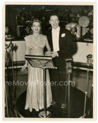 7s391 HIT PARADE OF 1941 8x10 still '40 Frances Langford & Kenny Baker sing out in glorious melody!