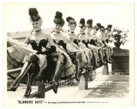 7s481 KLONDIKE KATE 8x10 still '43 great image of eight sexy showgirls lined up!