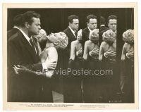 7s487 LADY FROM SHANGHAI 8x10 still '47 classic image of Rita Hayworth & Orson Welles w/ mirrors!