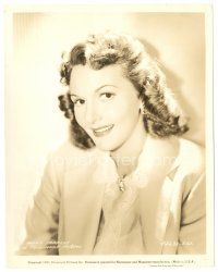 7s594 MARY MARTIN 8x10 still '41 head & shoulders smiling portrait of the pretty actress!