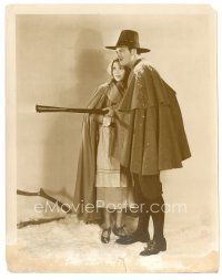 7s650 NAUGHTY BABY candid 8x10 still '28 wacky Thanksgiving portrait of James Ford & Loretta Young!