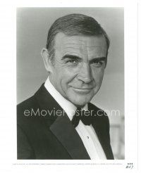 7s652 NEVER SAY NEVER AGAIN 8x10 still '83 head & shoulders c/u of Sean Connery as James Bond!