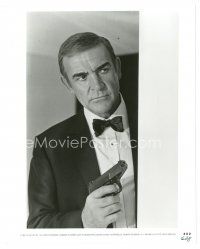 7s653 NEVER SAY NEVER AGAIN 8x10 still '83 Sean Connery as James Bond w/gun looking around corner!