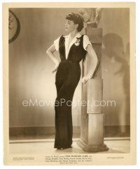 7s681 PATRICIA MACE 8x10 still '42 full-length modeling cool evening jumper from The Powers Girl!