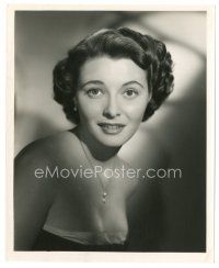 7s688 PATRICIA NEAL 8x10 still '50s head & shoulders portrait of the pretty star w/ cool necklace!