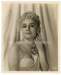7s753 ROSSANA PODESTA 8x10 still '56 sexy head & shoulders c/u with blonde hair as Helen of Troy!