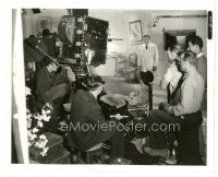 7s888 THANK YOU MR. MOTO candid 8x10 key book still '37 Asian detective Peter Lorre being filmed!