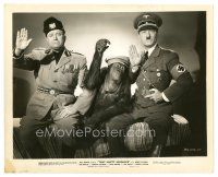 7s889 THAT NAZTY NUISANCE 8x10 still '43 Bobby Watson as Hitler & Devlin as Mussolini w/orangutan!