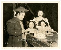 7s912 TIME OF THEIR LIVES candid 8x10 still '46 Lou Costello with his daughters & Marjorie Weaver!