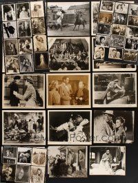7t087 LOT OF 48 8x10 STILLS '30s-80s a variety of images over several decades of movies!