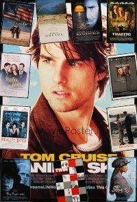 7t126 LOT OF 53 MOSTLY UNFOLDED DOUBLE-SIDED ONE-SHEETS '76 - '02 Vanilla Sky, Dreams