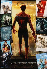 7t135 LOT OF 39 UNFOLDED DOUBLE-SIDED ONE-SHEETS '95 - '06 Spider-Man 2, Hellboy, Resident Evil