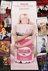 7t145 LOT OF 30 UNFOLDED DOUBLE-SIDED MOSTLY ARTHOUSE ONE-SHEETS '85 - '11 Orgasm Inc & more!