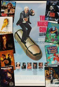7t170 LOT OF 19 UNFOLDED ONE-SHEETS & VIDEO POSTERS '88-'03 Naked Gun, Tomb Raider, Godfather III +!