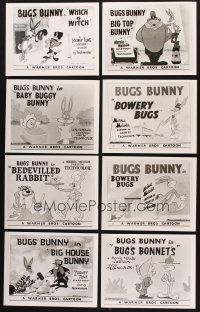 7t098 LOT OF 8 BUGS BUNNY REPRO 8x10 STILLS '80s Looney Tunes & Merrie Melodie cartoon images!