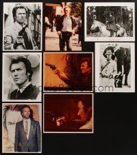 7t097 LOT OF 8 CLINT EASTWOOD REPRO 8X10 STILLS '80s great images of the tough guy legend!