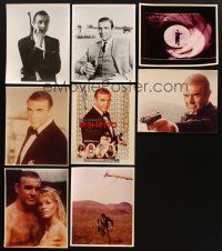 7t096 LOT OF 8 JAMES BOND REPRO 8x10 STILLS '80s best images of Sean Connery as secret agent 007!