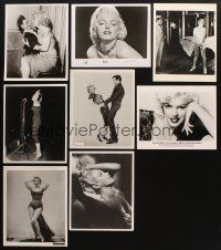 7t094 LOT OF 8 MARILYN MONROE REPRO 8x10 STILLS '80s best images including skirt blowing scene!