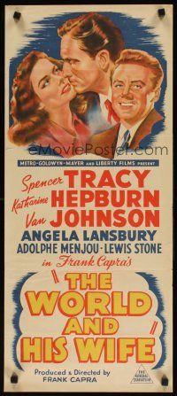 7w728 STATE OF THE UNION Aust daybill '48 Frank Capra, art of Spencer Tracy, Kate Hepburn!