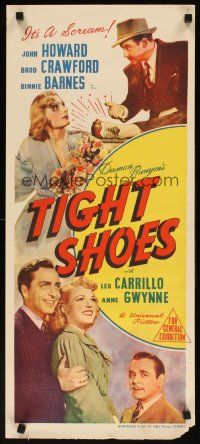 7w742 TIGHT SHOES Aust daybill '41 Binnie Barnes, from Damon Runyon story, different!