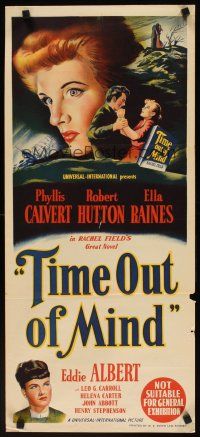 7w745 TIME OUT OF MIND Aust daybill '47 Phyllis Calvert, Robert Hutton, directed by Siodmak!