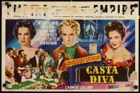 7w462 CASTA DIVA Belgian '56 Carmine Gallone, Antonella Lauldi, Nadia Gray, gambling art!