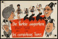 7w473 DIE TURKISCHEN GURKEN Belgian '62 Gunther Philipp, Oskar Sima, art of sexy veiled dancers!