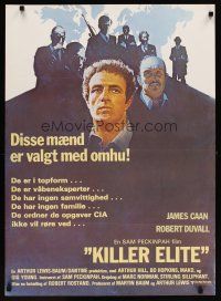 7w579 KILLER ELITE Danish '75 art of James Caan & Robert Duvall, directed by Sam Peckinpah!