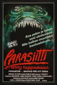 7w215 PARASITE Finnish '82 Charles Band, Demi Moore, futuristic sci-fi monster movie!