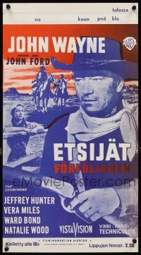 7w219 SEARCHERS Finnish R69 John Wayne in Monument Valley, John Ford directed!
