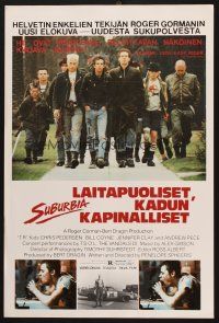 7w223 SUBURBIA Finnish '83 Penelope Spheeris directed, Chris Pedersen, suburban punks!