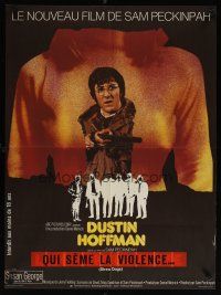 7w411 STRAW DOGS French 23x32 '72 Dustin Hoffman & Susan George, directed by Sam Peckinpah!