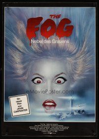 7w049 FOG German '80 John Carpenter, cool different horror artwork!