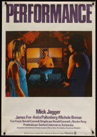 7w107 PERFORMANCE Spanish '78 directed by Nicolas Roeg, Mick Jagger & James Fox trading roles!