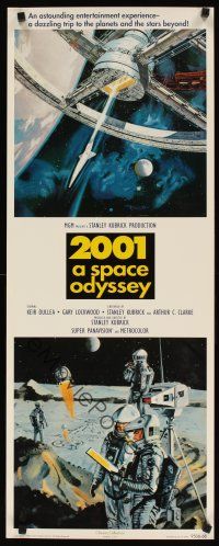7x720 2001: A SPACE ODYSSEY commercial poster '95 Stanley Kubrick, art of astronauts by McCall!