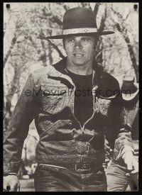 7x725 BILLY JACK commercial poster '71 best close up of Tom Laughlin wearing hat!