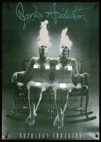 7x719 SET OF TWO JANE'S ADDICTION POSTERS set of 2 commercial posters '90 wacky sexy images & art!