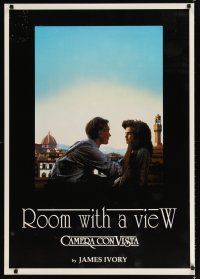 7x702 ROOM WITH A VIEW Italian commercial poster '86 Ivory & Merchant, Ruth Prawer Jhabvala!