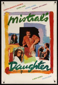 7x344 MISTRAL'S DAUGHTER TV 1sh '84 Stefanie Powers, Lee Remick, Stacy Keach!