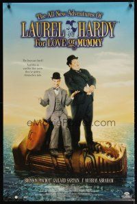 7x631 ALL NEW ADVENTURES OF LAUREL AND HARDY - FOR LOVE OR MUMMY video poster '99 Pinchot!
