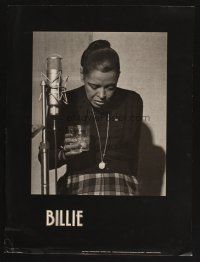 7x060 BILLIE HOLIDAY 18x24 music poster '81 Hinton photo of aging singer taking a break!